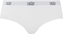 Cache Coeur Life - Maternity low waist brief- trusser- White