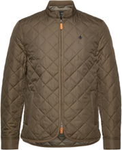 Teddy Quilted Jacket Designers Jackets Quilted Jackets Khaki Green Morris