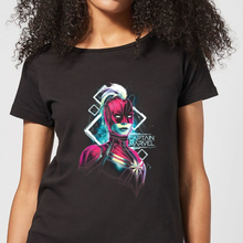 Captain Marvel Neon Warrior Women's T-Shirt - Black - S - Black