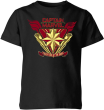 Captain Marvel Protector Of The Skies Kids' T-Shirt - Black - 3-4 Jahre