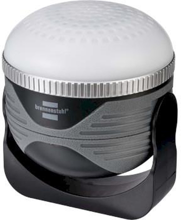 Brennenstuhl Uppladdningsbar LED utomhuslampa OLI 310 AB med Bluetooth® högtalare (Campinglampa med magnet och krok / Husvagnslampa för utomhus med högtalare 1x 3W, uppladdningsbar och inkl. USB powerbank)