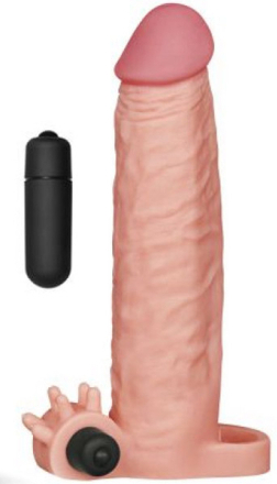 Lovetoy Pleasure Vibrating Sleeve Penisforlænger med vibrator