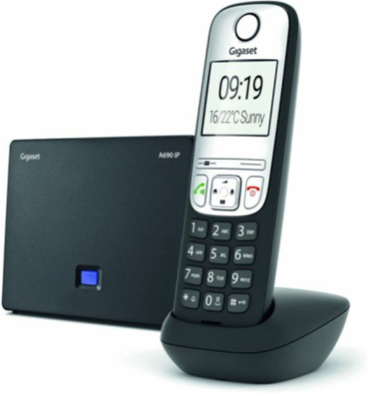 Gigaset A690IP Trådløs telefon for IP-telefoni og analog telefoni 1-pk.
