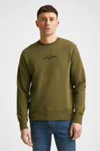 Fred Perry Sweatshirt Embroid Sweatshirt Grønn