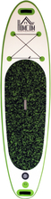 Tavola gonfiabile sup stand up paddle con pagaia verde 302x76x15cm