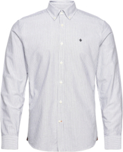 Douglas Stripe Shirt-Slim Fit Skjorte Uformell Blå Morris*Betinget Tilbud