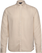Carl Lyocell Shirt Tops Shirts Casual Beige Lexington Clothing