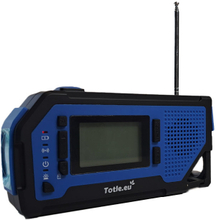 Totle Totle Omega Noodradio - 2000 mAh Powerbank - AM/FM - Opwindbaar -Flesopener - SOS alarm