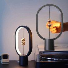 Balanserade Nattlamp-Bordslampa med magnetomkoplare- Mörkgrå