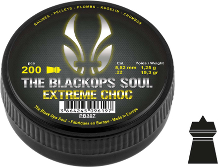 The Black Ops Soul Extreme Choc Pellets Cal. .22/5,5mm