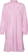 Dress In Blended Linen Dresses Shirt Dresses Rosa Esprit Casual*Betinget Tilbud