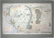 Decorsome x Lord Of The Rings Map Woven Rug - Large