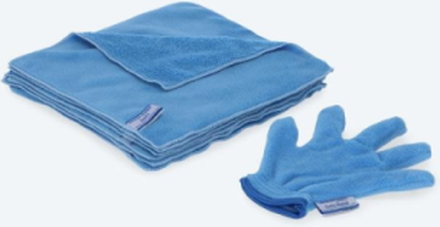 Das blaue Wunder Soft Tücher 6er-Set & Handschuh