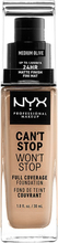 NYX Professional Makeup Can't Stop Won't Stop Foundation Medium olive - 30 ml