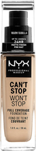 NYX Professional Makeup Can't Stop Won't Stop Foundation Warm vanilla - 30 ml