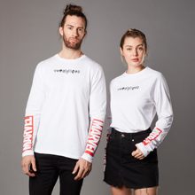 Marvel Team Unisex Long Sleeve T-Shirt - White - S