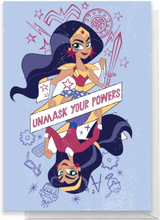 Wonder Woman Powers Happy Birthday Greetings Card - Standard Card