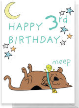 Scooby Doo 3rd Birthday Greetings Card - Standard Card
