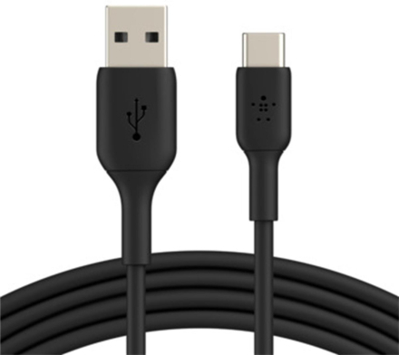 Belkin Boost Charge Usb-A To Usb-C Cable, 2M, Black
