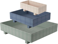 Tray Box Set Home Storage Storage Baskets Multi/patterned The Organic Company