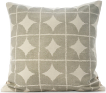 C/C 50X50 Grey Printed Circle Pattern Home Textiles Cushions & Blankets Cushion Covers Grey Ceannis