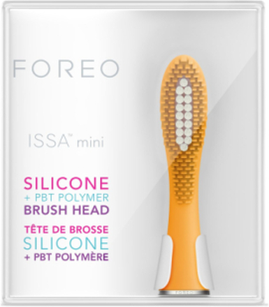 Issa Mini Hybrid Brush Head Mango Tango Beauty WOMEN Home Oral Hygiene Toothbrushes Gul Foreo*Betinget Tilbud