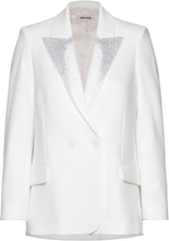 Visit Tailleur Strass Rain Blazers Double Breasted Blazers White Zadig & Voltaire