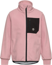 Fleece Jacket - W. Membrane Outerwear Fleece Outerwear Fleece Jackets Pink Color Kids
