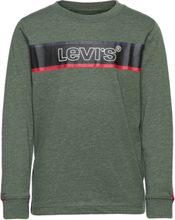 Lvb Long Slv Graphic Tee Shirt T-shirts Long-sleeved T-shirts Grønn Levi's*Betinget Tilbud