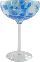 Magnor - Swirl champagneglass 22 cl blå