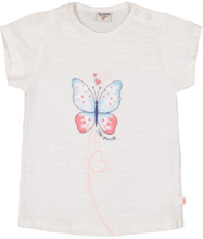 Salt and Pepper T-shirt Butterfly hvid