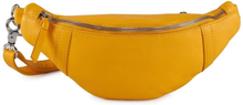 Style Ivory i gul. Mindre bumbag m. lynlås på front og bagside
