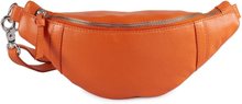 Style Ivory i orange. Mindre bumbag m. lynlås på front og bagside