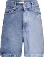 Mom 2 Blue Shorts Shorts Denim Shorts Blå Grunt*Betinget Tilbud