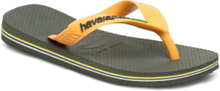Hav Kids Brazil Logo Shoes Summer Shoes Sandals Grønn Havaianas*Betinget Tilbud