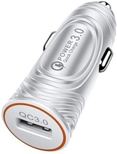 USB Biloplader QC 3.0 Mini Telefonoplader Hurtig biloplader