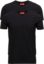 Hugo-V T-shirts Short-sleeved Svart HUGO*Betinget Tilbud