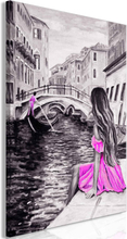 Lærredstryk Drømme i Venedig (1 del) Pink