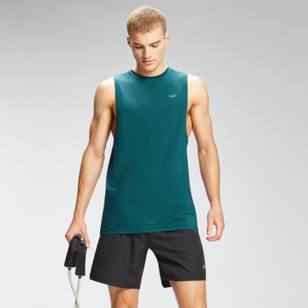 MP Repeat Graphic Training Tank Top til mænd - Deep Teal - M