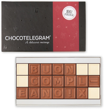 Telegramma di cioccolato personalizzato - 21 caratteri