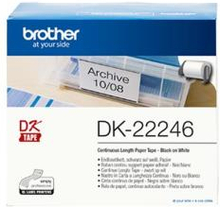 Brother DK-22246 | Papperstape | Löpande Rulle | Svart på Vit | 103 mm x 30.48m