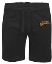 DC Superman Embroidered Unisex Jogger Shorts - Black - XL