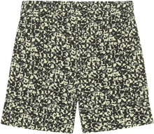 Multi ganni trykte crepe shorts
