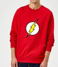 Justice League Flash Logo Sweatshirt - Red - L