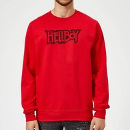 Hellboy Logo Sweatshirt - Red - XXL - Red