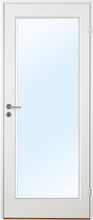 Innerdörr Orust - Slätt & kompakt dörrblad med stort glasparti G01 Vit (standard) (NCS S 0502-Y) Frostat glas