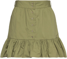 Belt Dust Rfle Mini Skirt Kort Nederdel Green Michael Kors