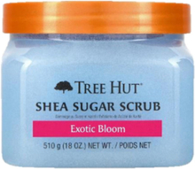 Shea Sugar Scrub Exotic Bloom Bodyscrub Kropspleje Kropspeeling Nude Tree Hut