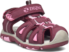 Sinmel Kids Closed Sandal Sport Summer Shoes Sandals Pink ZigZag