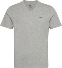Original Hm Vneck Mid T Gre T-shirts Short-sleeved Grå LEVI´S Men*Betinget Tilbud